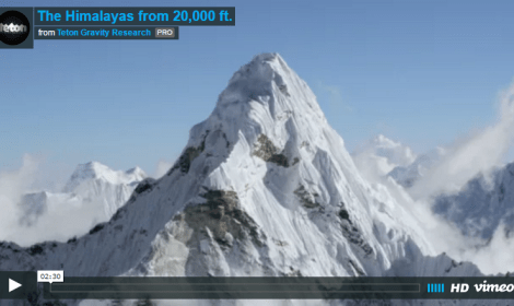 The Himalayas from 20,000 ft.